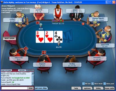 il poker online
